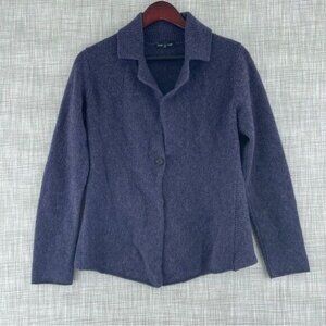 Eileen Fisher Cardigan sweater button front Womens Size XS Wool 0718